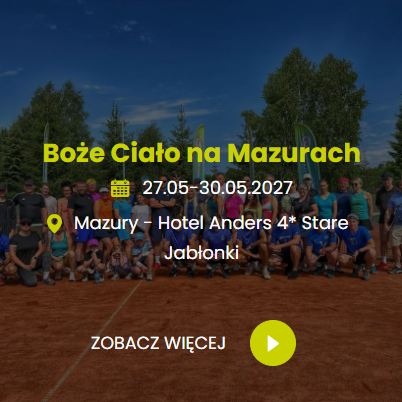 wyjazd tenisowy Mazury Boże Ciało